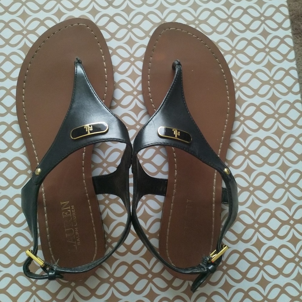 Black Ralph Lauren Sandals